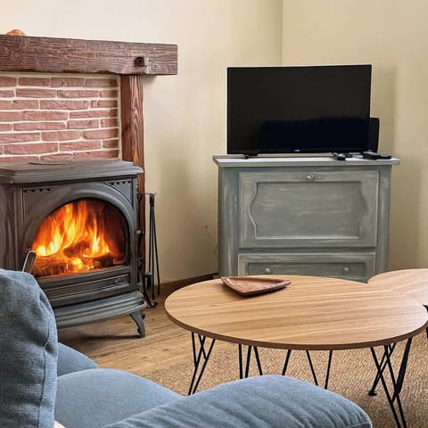 feu de cheminée