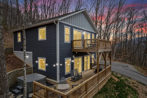 Front Patio & Hot Tub