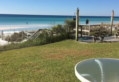 Beach Access right to the side of your unit 15b steps to the access 