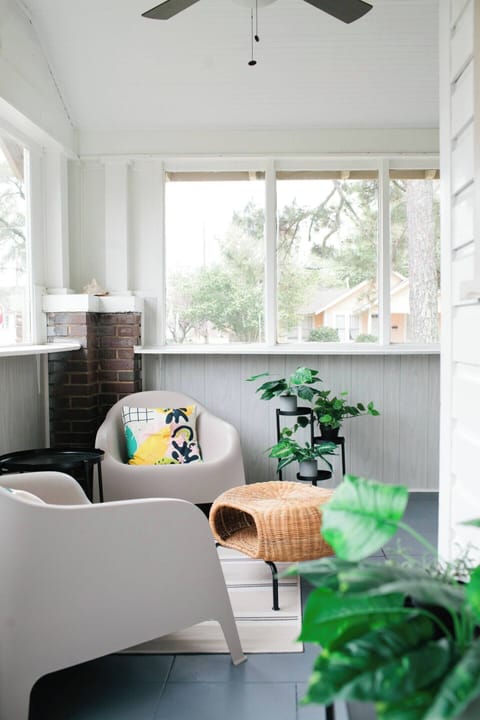 Sit out here and watch the world pass by.