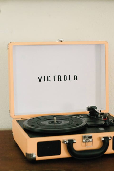 Complete with record player