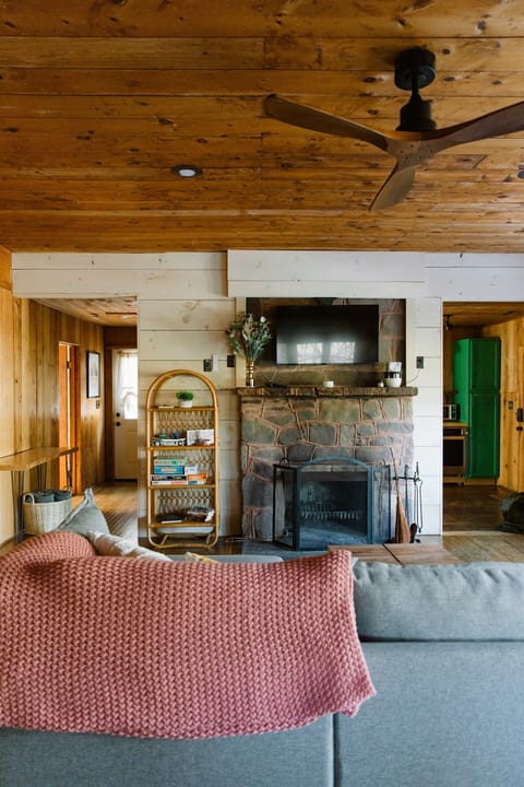 Equipped with a SmartTV. Log into your favorite streaming accounts