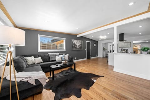 Living Room adjacent to Kitchen
