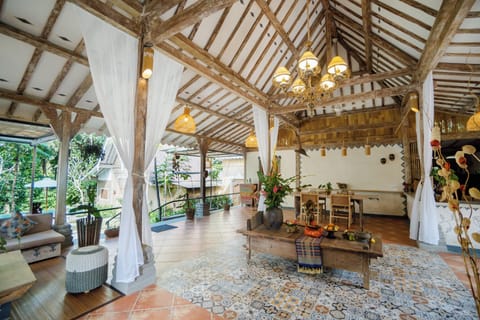 Three Bedroom Jungle Pool Villa | Living area | Tablet