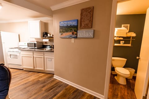 Family Suite, 1 King Bed with Sofa bed | Blackout drapes, iron/ironing board, free WiFi, bed sheets