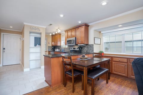 Our kitchen with the perfect countertop and cabinetry. Now to tackle some cooking experiments!