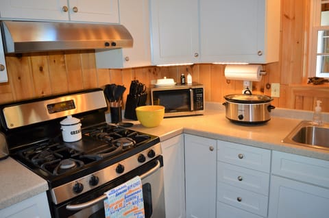 Fully stocked kitchen