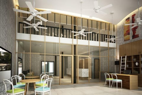 Interior entrance