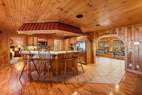 Bar Seating at the Kitchen Island