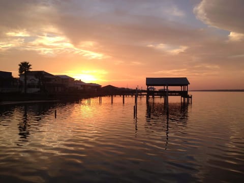 Sunset over the Lagoon