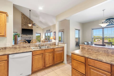 Condo, Multiple Beds, Balcony, Mountain View (Rest Nest in the Heart of Ozark's ) | Private kitchen | Coffee/tea maker, dining table