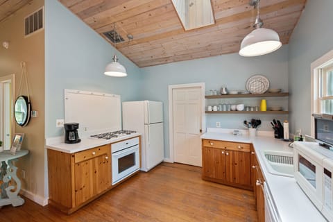 Enjoy the natural light as you prepare your favorite meals.