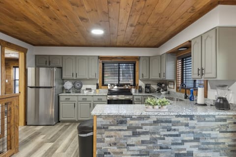 Kitchen area in main house