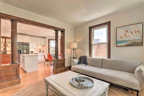 Living room and Kitchen