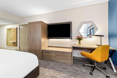 Standard Room, 1 King Bed, Accessible (Communications, Roll-In Shower) | Blackout drapes, iron/ironing board, cribs/infant beds, free WiFi