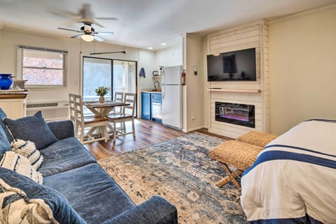 Lake Lure Vacation Rental | Studio | 1BA | 470 Sq Ft | Stairs Required to Enter