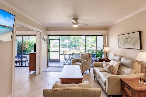 Enjoy the fresh breeze in this open and well lit living area.