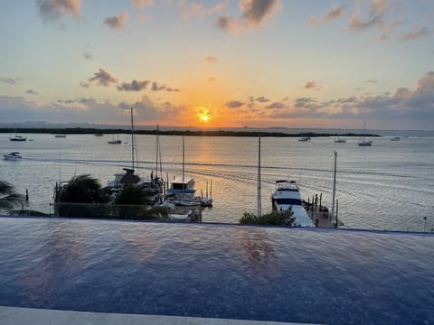 Another beautiful sunset from your pool deck