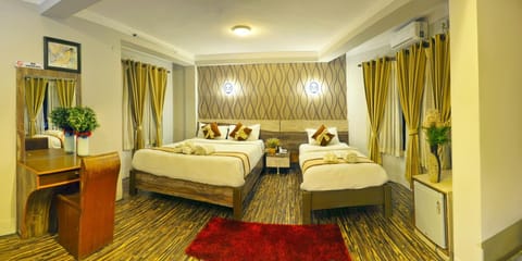 Family Room | Pillowtop beds, free WiFi, bed sheets