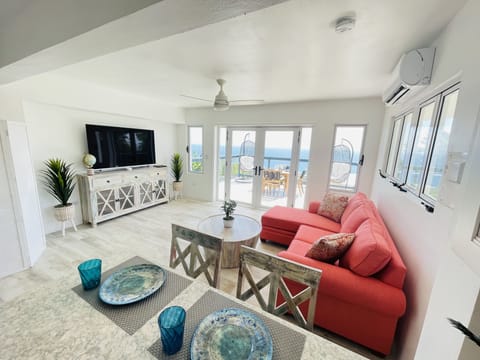 Living Room with full ocean view