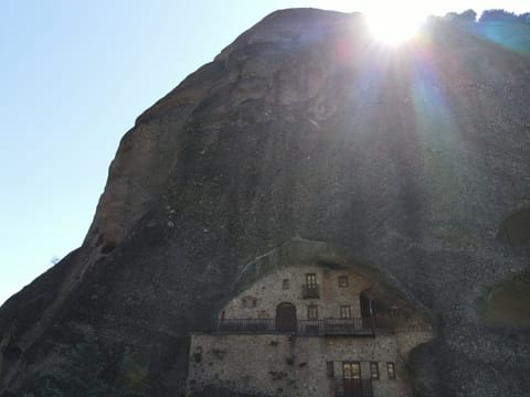 Outdoor rock climbing
