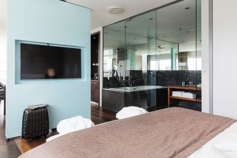 Suite (Master) | In-room safe, desk, laptop workspace, blackout drapes