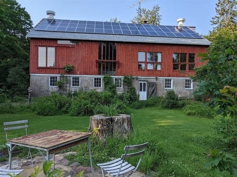 30 acres of walking trails and firepit.