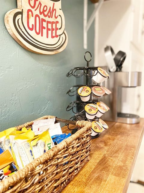 Have some snacks at the coffee bar after a days worth of driving!