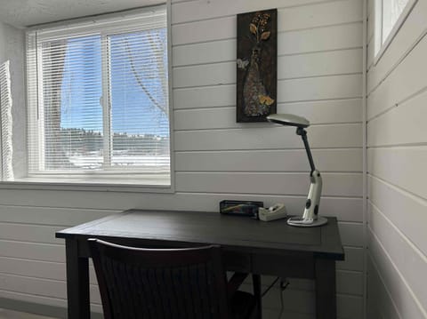 Lake front work desk