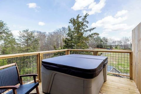 Enjoy your evenings with a soak in your own private hot tub deck!