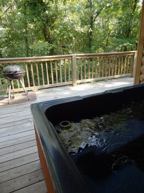 House, Porch, Deck, Tub, Hot Tub