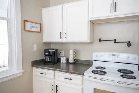 Pot Filler above stove for convenience
