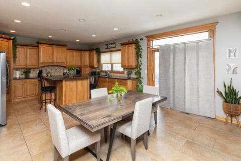 Dinning room and kitchen