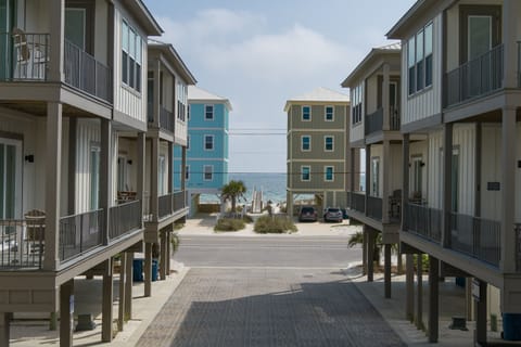 Private beach access across the street!  Beach is public, access is private.