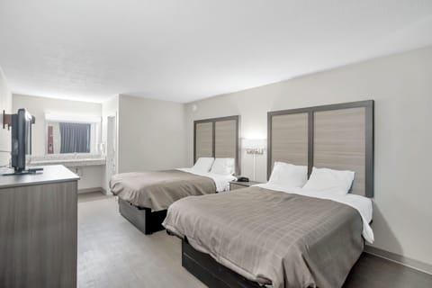 Comfort Double Room, 2 Queen Beds | Desk, laptop workspace, soundproofing, iron/ironing board