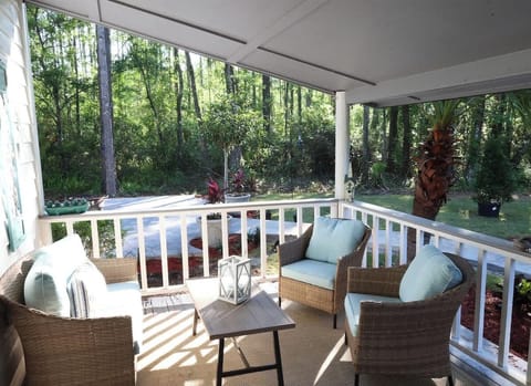 Front Porch - Coffee and Bird watching