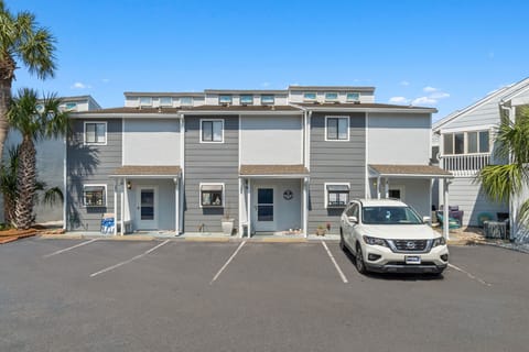 Front of the home with 2 free designated car parking for guests