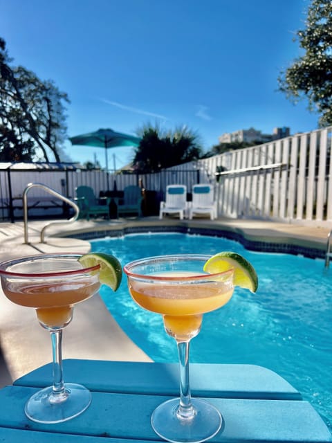 Hidden Gem Beach Home offers a Sparkling Private Saltwater Pool & Hot Tub