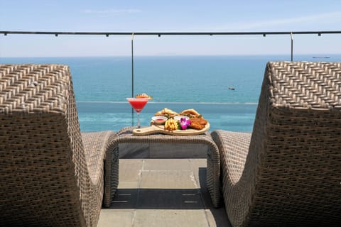 Outdoor pool, open 9:00 AM to 10:00 PM, sun loungers