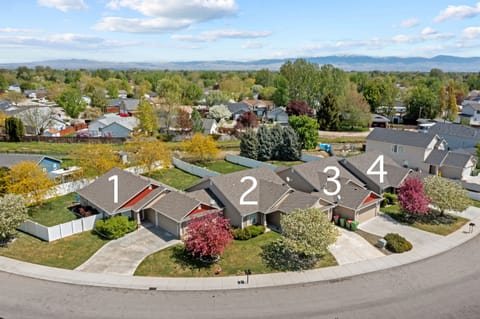 Rent all four adjacent townhomes in this quiet neighborhood close to the best parts of the treasure valley.