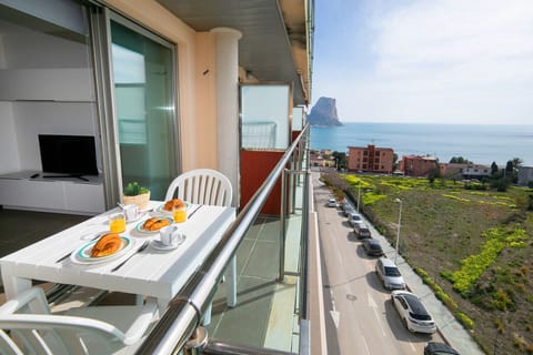 Sea views from balcony in Borumbot 4 with Sea Views