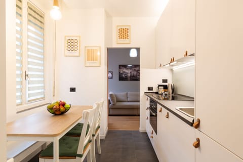 Design Apartment | Private kitchen | Microwave, oven, stovetop, dishwasher