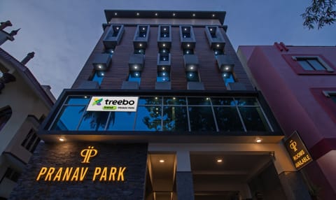 Front of property - evening/night