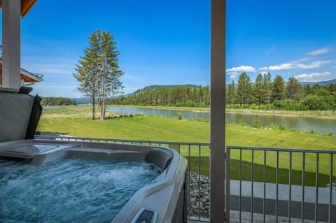 Brand new hot tub just installed