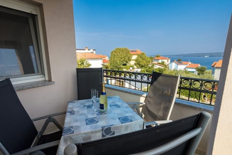 balcony with a sea view