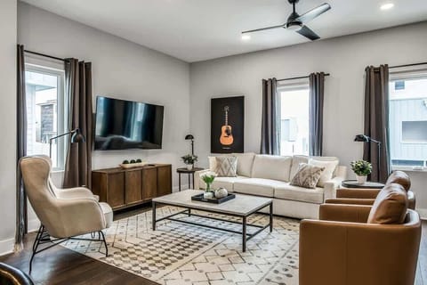 Chic, comfortable furniture throughout the home- it's time to relax!