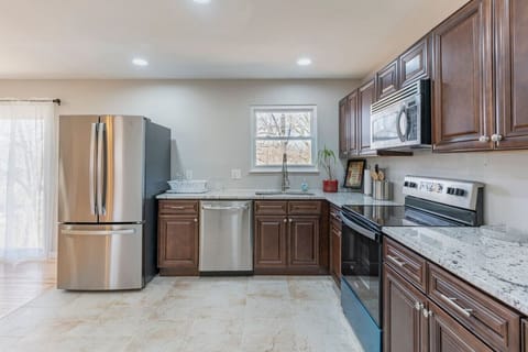 fully stocked kitchen