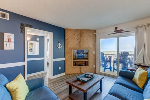 Main-Level Living Room with Deck Access