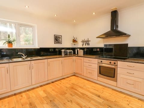 Fridge, dishwasher, electric kettle, toaster