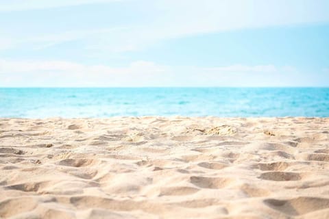 Private beach nearby, 2 beach bars
